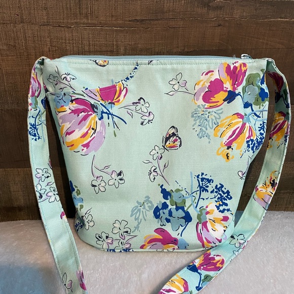 Vera Bradley New Hope Girls Bucket Crossbody Bag - New Hope Floral - Picture 2 of 3